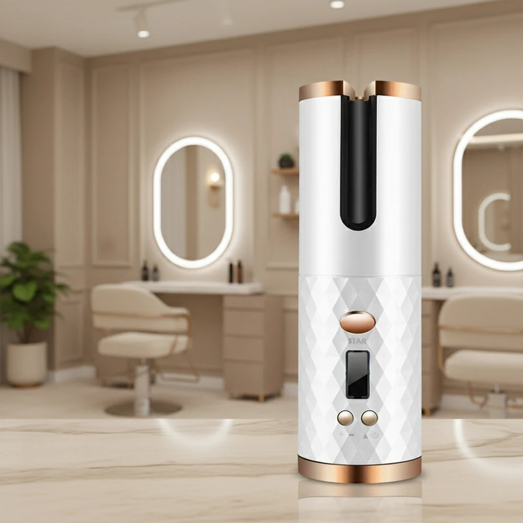 Portable Wireless Automatic Hair Curler 3 Color Options USB Charging Anti-Scalding Hair Curling Iron for Styling