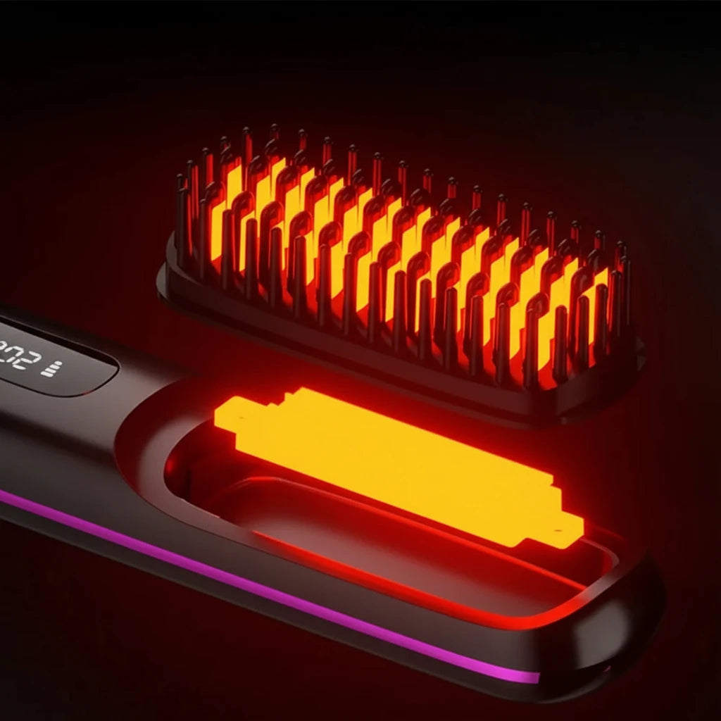 Brosse Chauffante Sans Fil