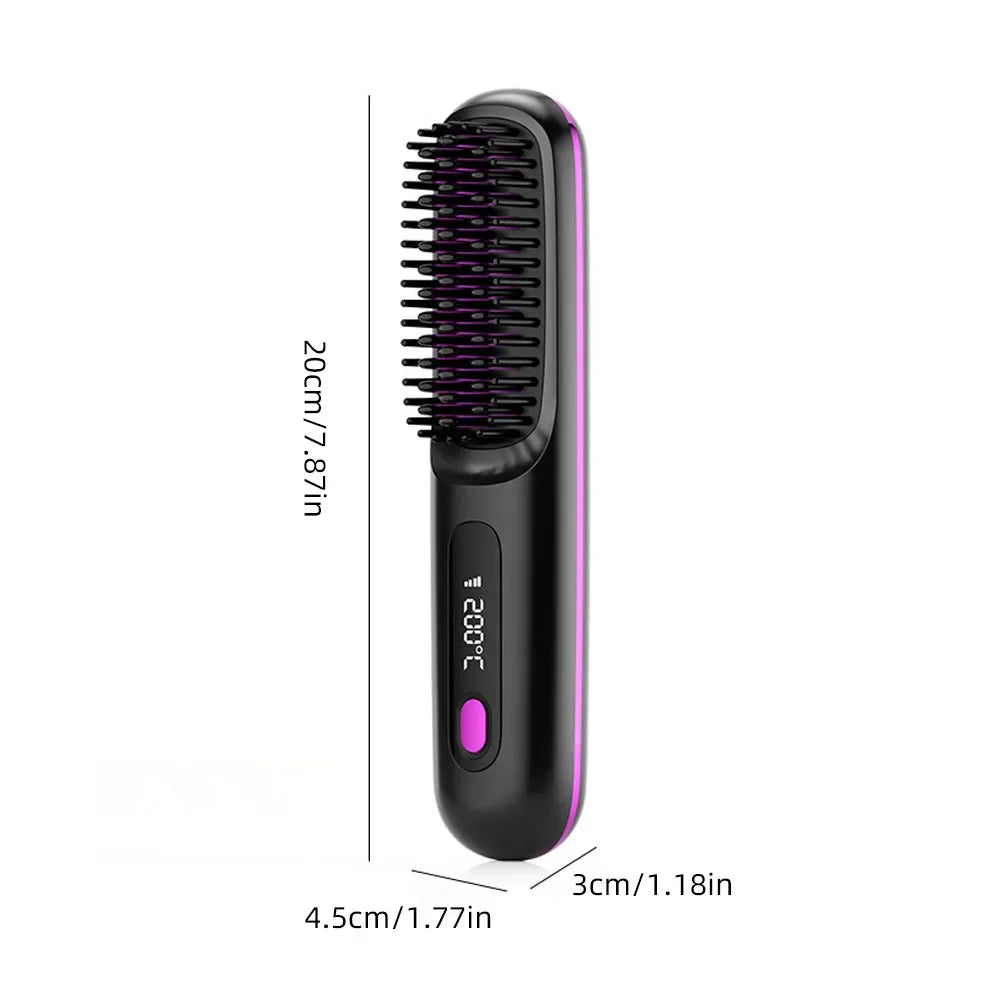 Brosse Chauffante Sans Fil