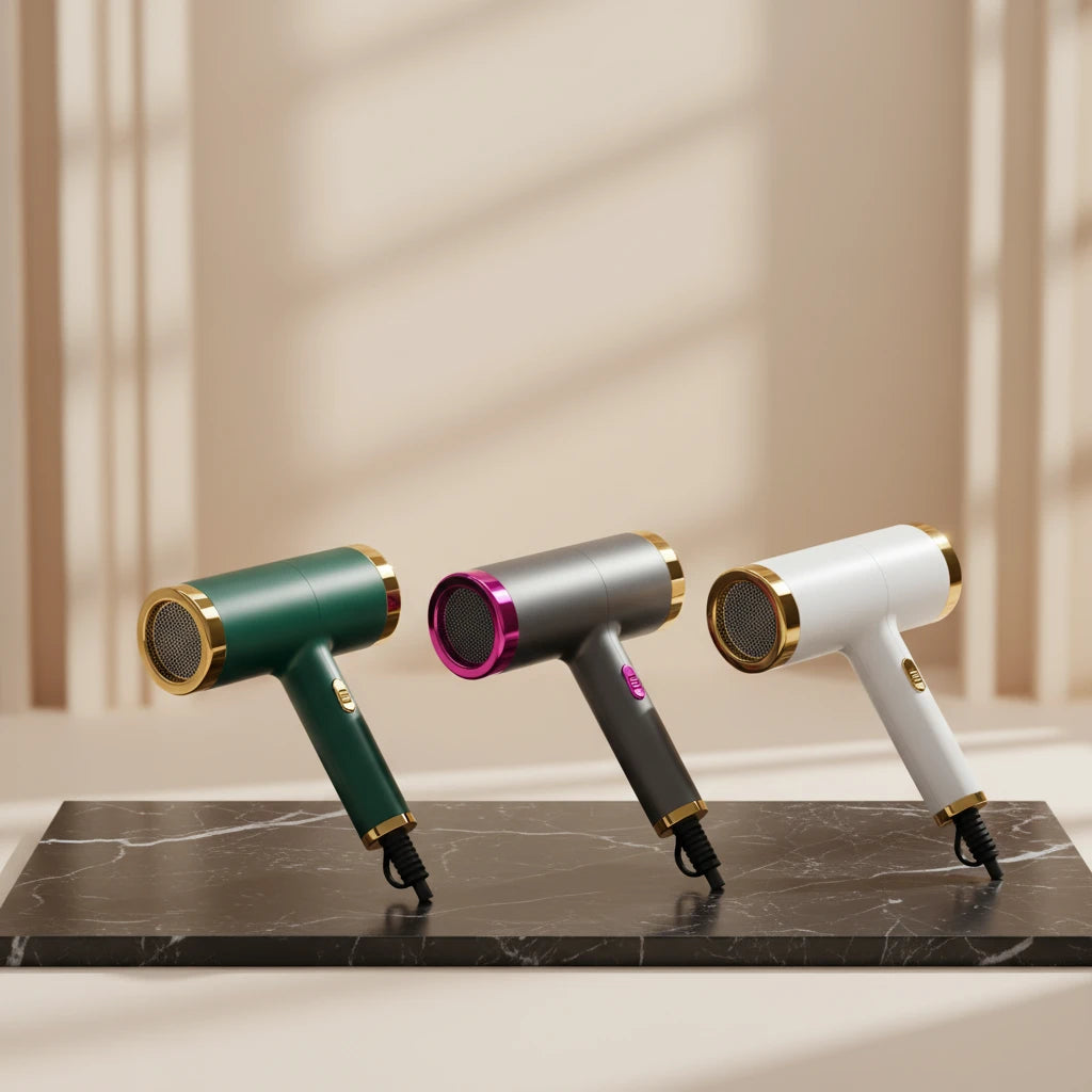 Professional Salon Hair Dryer with Ionic & Heat Protection Portable for Home Hotel Travel-For Household & Hotel Use